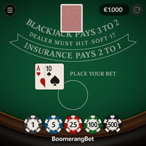 BoomerangBet - Blackjack Table Game