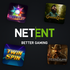 NetEnt provider logo - BoomerangBet casino